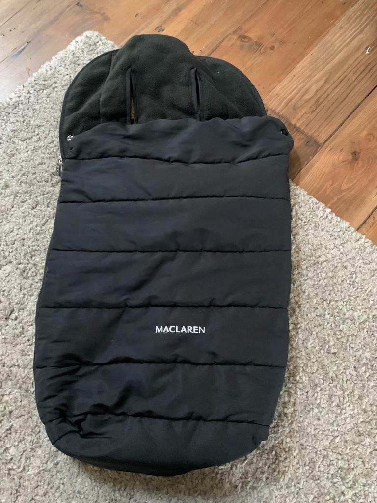 maclaren universal footmuff black